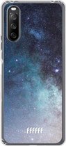 6F hoesje - geschikt voor Sony Xperia 10 III -  Transparant TPU Case - Milky Way #ffffff