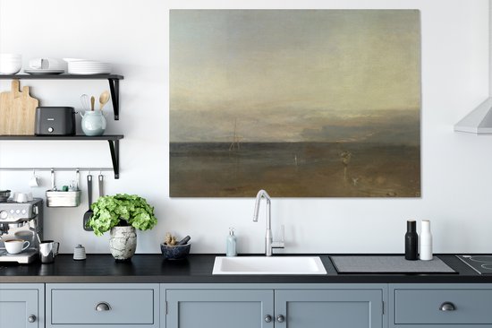 The Evening Star - Peinture de Joseph Mallord William Turner 120x90 cm - Tirage photo sur toile (Décoration murale salon / chambre)