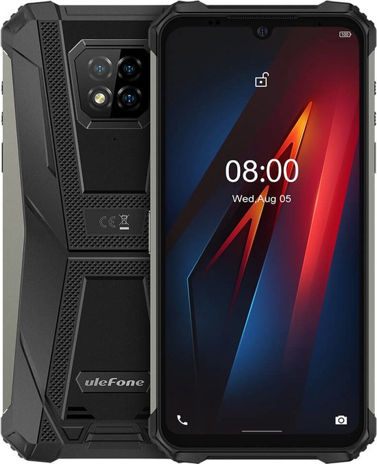 Ulefone Armor 8 15,5 cm (6.1") Dual SIM Android 10.0 4G USB Type-C 4 GB 64 GB 5580 mAh Zwart
