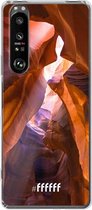 6F hoesje - geschikt voor Sony Xperia 1 III -  Transparant TPU Case - Sunray Canyon #ffffff