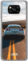 6F hoesje - geschikt voor Xiaomi Poco X3 Pro -  Transparant TPU Case - Silver Sports Car #ffffff