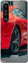 6F hoesje - geschikt voor Sony Xperia 1 III -  Transparant TPU Case - Ferrari #ffffff