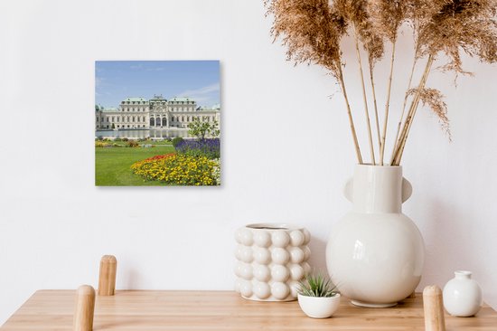 Toiles Peintures - Belvédère Vienne - 20x20 cm - Décoration murale