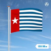 vlag West Papoea ofwel Morgenster 120x180cm