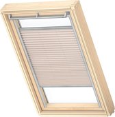 VELUX Origineel Plisségordijn (FHL), Zilveren Kozijn, P04, P34, 404, Natural