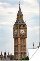 Gros plan du Big Ben à Londres Poster 120x180 cm - Tirage photo sur Poster (décoration murale salon / chambre) XXL / Grand format!