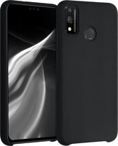 kwmobile telefoonhoesje voor Honor 9X Lite - Hoesje met siliconen coating - Smartphone case in zwart