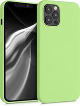 kwmobile telefoonhoesje voor Apple iPhone 12 Pro Max - Hoesje voor smartphone - Back cover in tomatillo groen