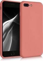 kwmobile telefoonhoesje voor Apple iPhone 7 Plus / 8 Plus - Hoesje voor smartphone - Back cover in perzik roze
