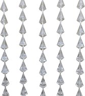 Lesli Living Deurgordijn - 90x200 cm - Diamant - Transparant
