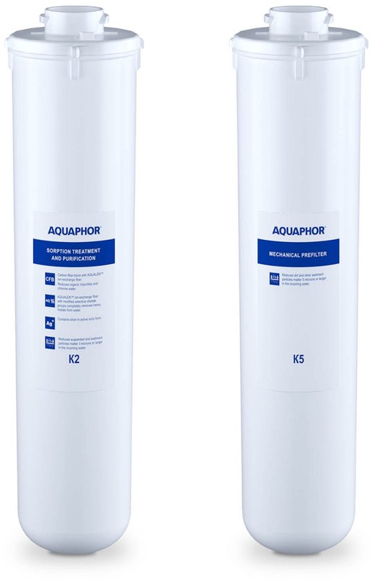 Aquaphor vervangingsfilterset K2 + K5 voor omgekeerde-osmosesysteem