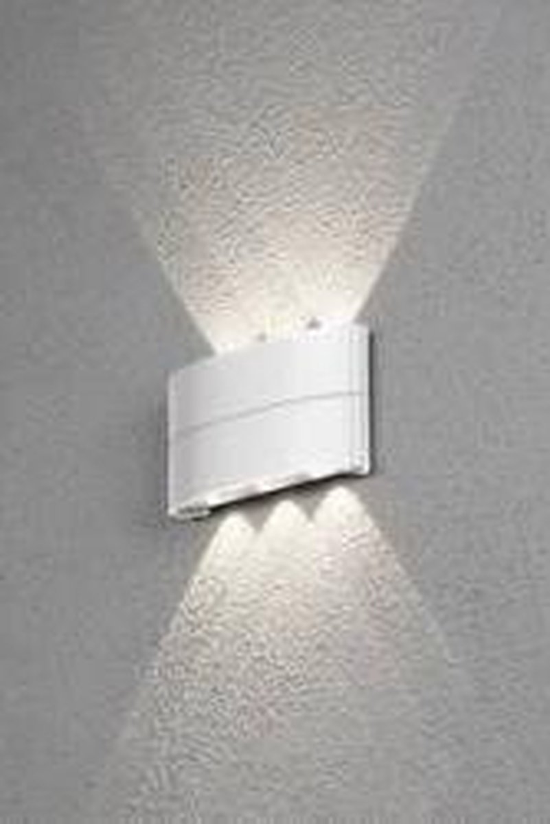 Konstsmide Chieri Spotlamp Buiten - 6-lichts LED - 3000K - IP54 - Wit