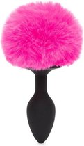 Happy Rabbit - Butt Plug Zwart & Roze Klein