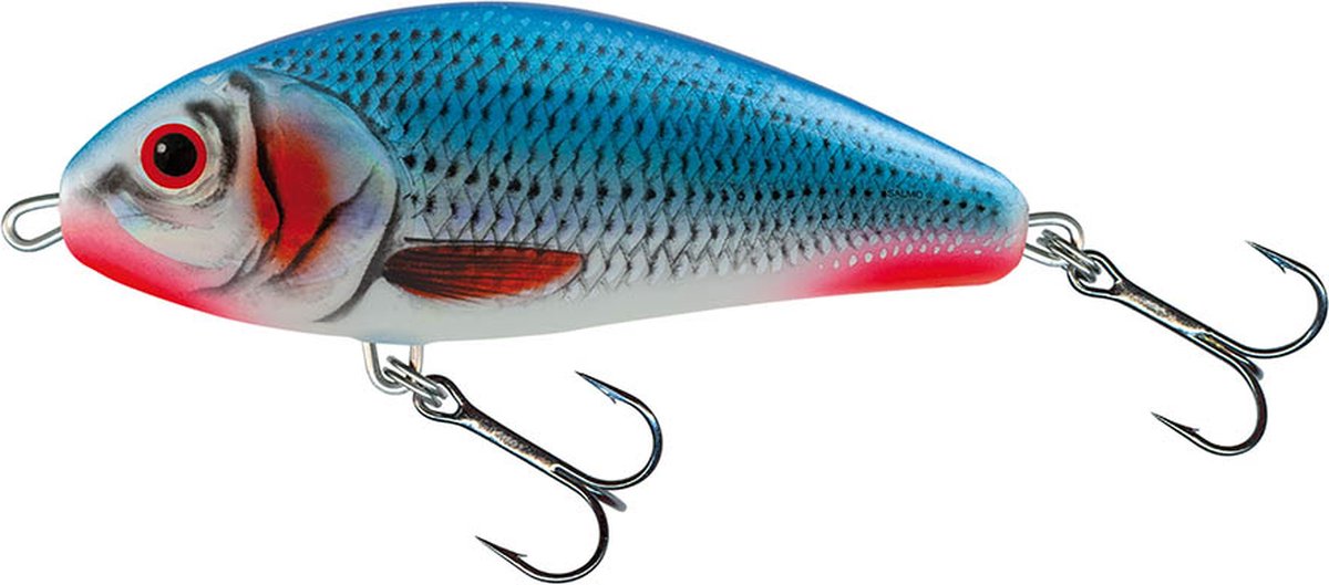 Salmo Fatso - 10 cm - bleeding blue shad - zinkend