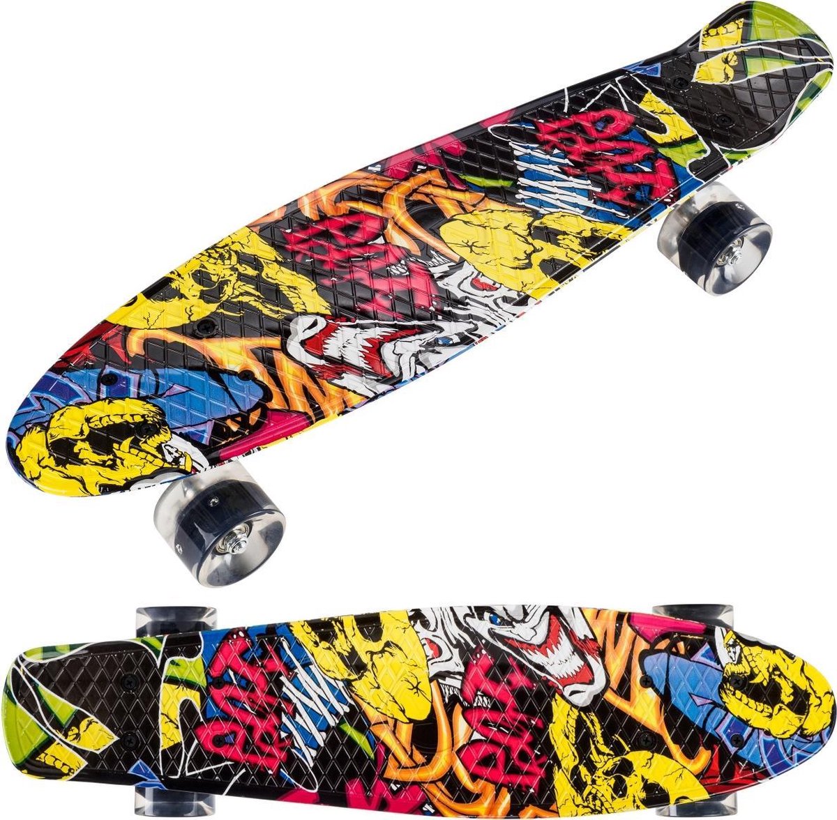 WHOME Pro Longboards - 31 of 80 cm klein longboard, cruise skateboard voor volwassenen/kinderen, meisjes/jongens, pro/beginner met T-Tool (Hert Vogel