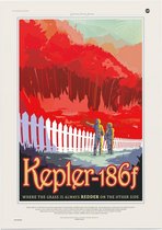 Kepler-186f (Visions of the Future), NASA/JPL - Foto op Forex - 50 x 70 cm (B2)