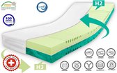 Matras - 80x200 - comfortschuim - goedkope matras - wit 17 cm hoog