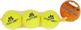 Sportspet Tennisballen Bounce 6,5 Cm Rubber/vilt Geel 3 Stuks