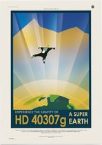 HD40307g Super Earth (Visions of the Future), NASA/JPL - Foto op Posterpapier - 29.7 x 42 cm (A3)