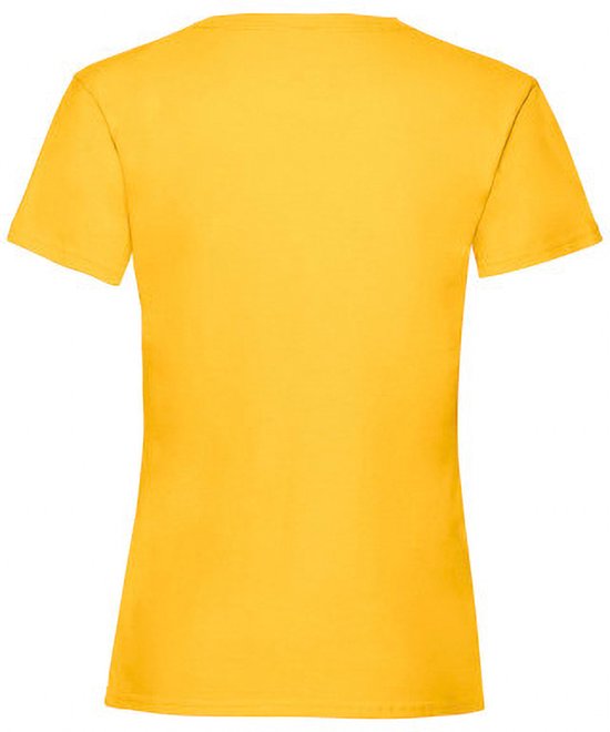 Fruit Of The Loom Meisjes Kinder Valuegewicht T-shirt  Korte Mouwen (2 stuks) (Zonnebloem Geel)