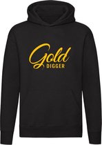 Gold Digger Hoodie - geld - miljoniar - goud - rijk - relatie - cadeau - grappig - unisex - trui - sweater - capuchon