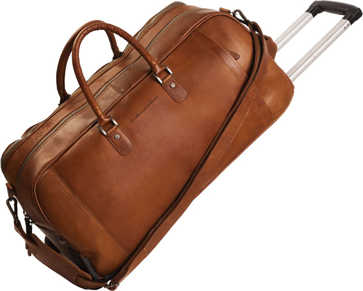 The Chesterfield Brand - Leren Trolley Weekendtas Cognac Jayven