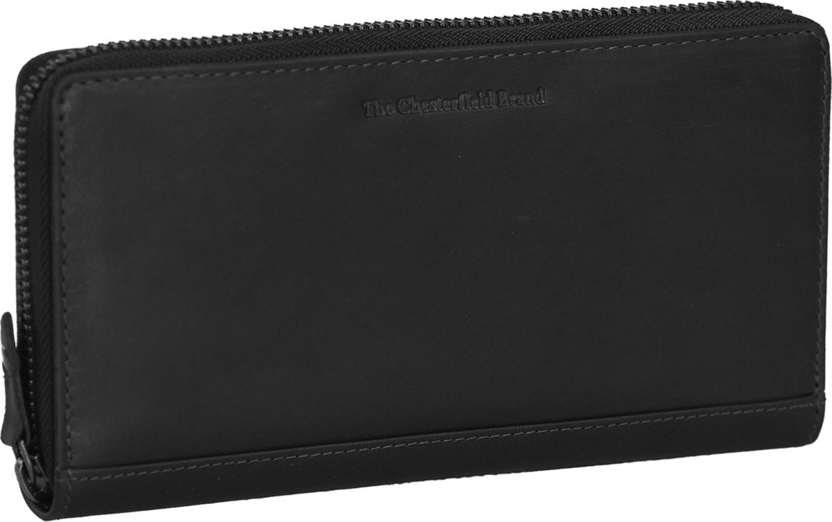 The Chesterfield Brand - Leren Portemonnee Zwart Nova