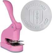 Shiny EG preegstempel | logo | Ø50 mm | Roze