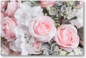 Bloemen boeket - Tuinposter 120x80 - Wanddecoratie - Bloemen