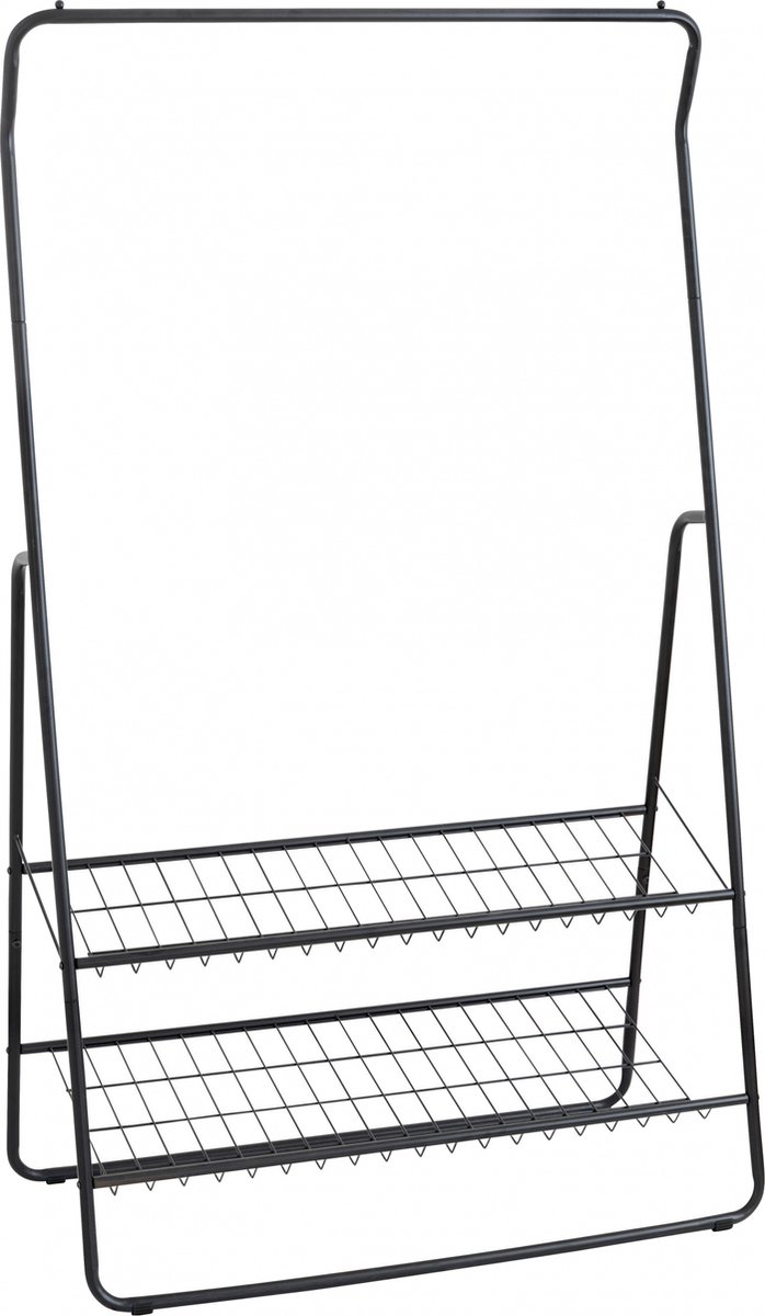 Wenko Kledingrek Shiva 92 X 159 X 48 Cm Aluminium Zwart