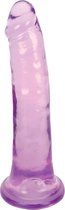 8 Inch Slim Stick Grape Ice - Purple - Realistic Dildos -