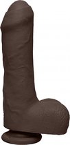 Uncut D - 7 Inch with Balls - ULTRASKYN - Chocolate - Realistic Dildos -