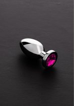 Jeweled Butt Plug PINK - Small - Butt Plugs & Anal Dildos -