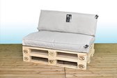 Europalletbankje met Mick Kussens - Div Kleuren - Beige