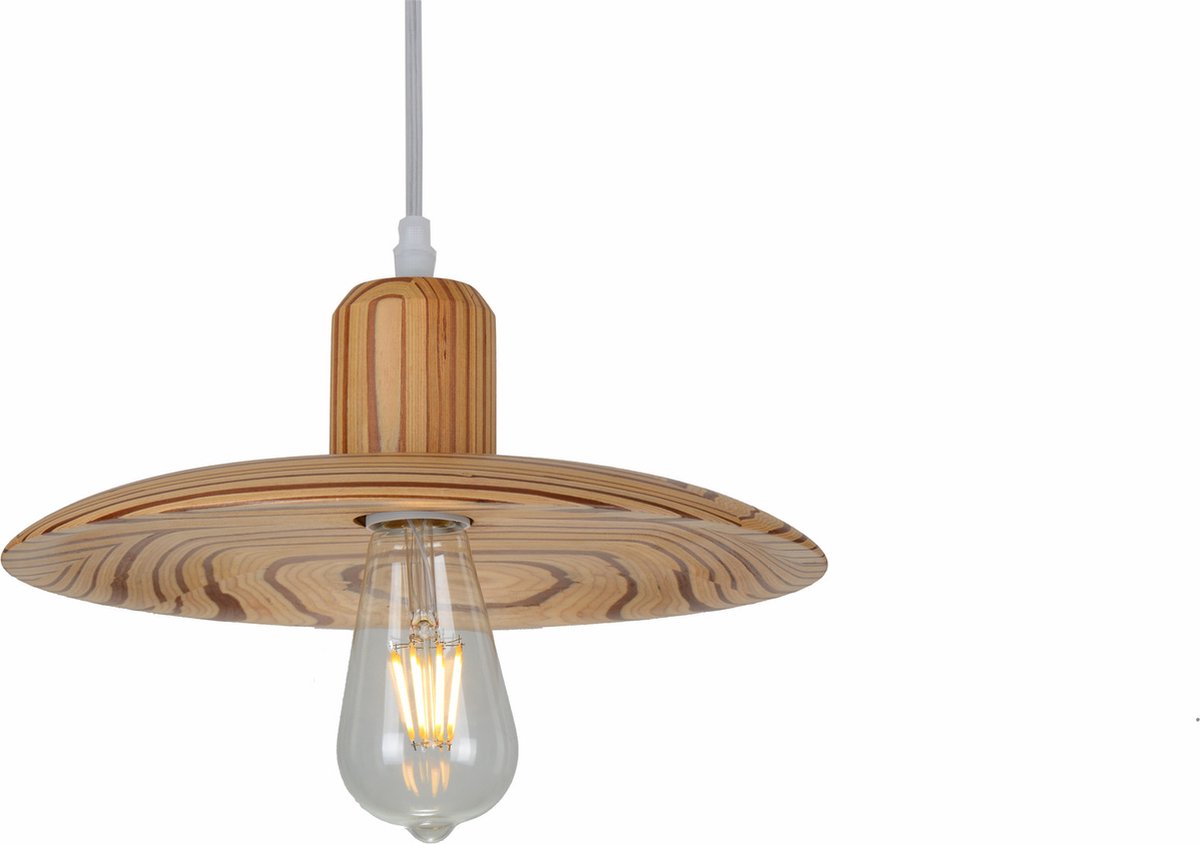 Hanglamp Hout Houtkleur 29 cm - Madera Carrasco
