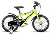 LEON BOYS 14 INCH MET ZIJWIELEN RED BLUE