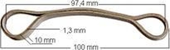 Campking Rubber Ring - 100 x 10 x 1,5 mm - 10 stuks
