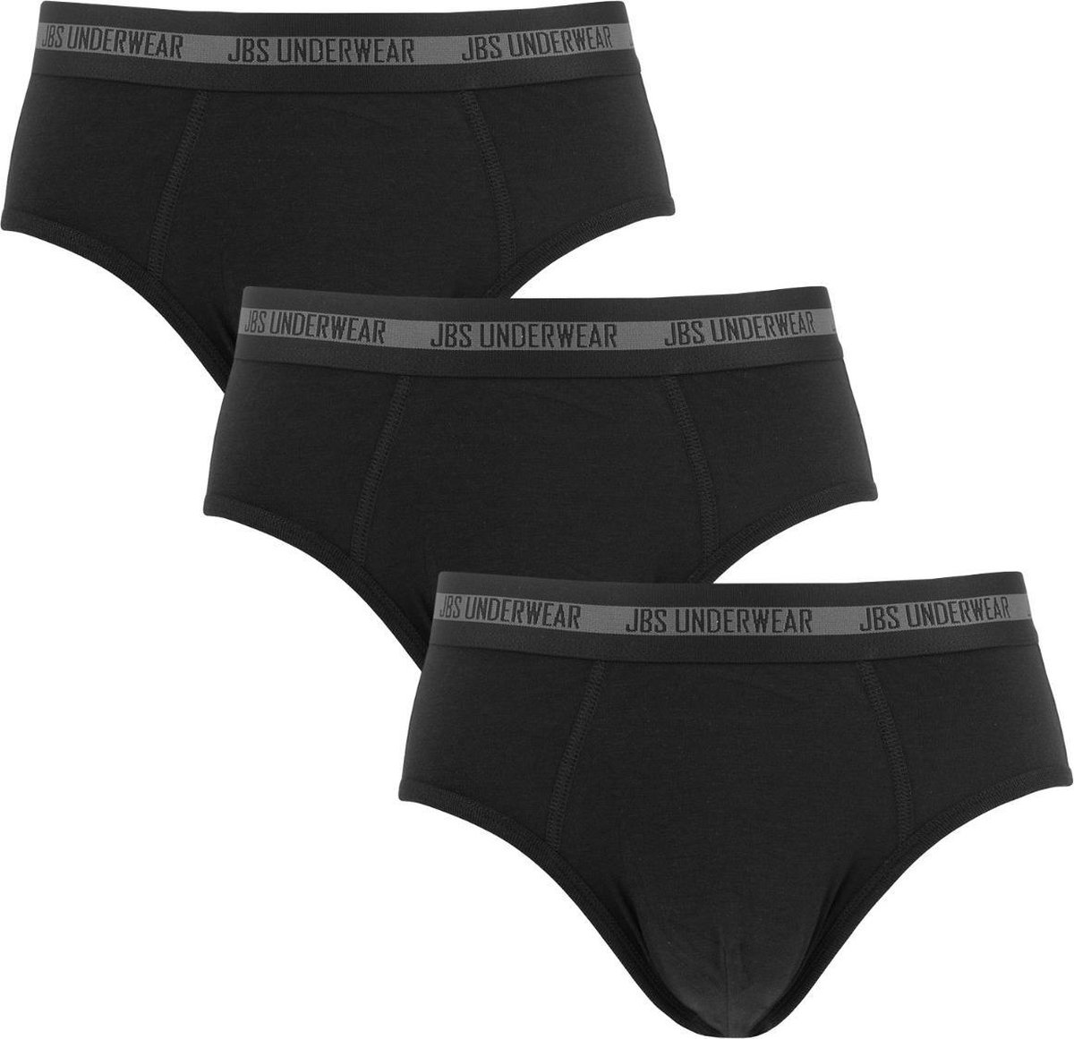JBS 3P herenslips zwart