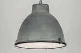 Lumidora Hanglamp 72229 - E27 - Betongrijs - Metaal - ⌀ 43 cm