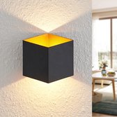 Arcchio - LED wandlamp - 1licht - aluminium, ijzer - H: 17 cm - , goud - Inclusief lichtbron