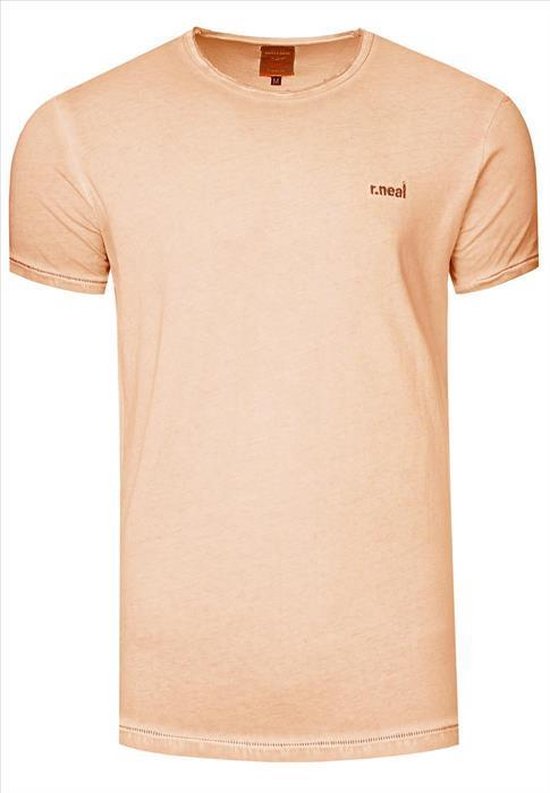 T-shirt heren oranje - Rusty Neal - 15280