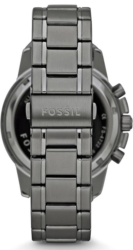 Fossil Dean FS4721IE Horloge - Staal - Zwart - Ø 45 mm