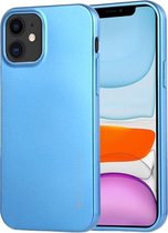 Voor iPhone 12 mini GOOSPERY i-JELLY TPU schokbestendig en krasvast hoesje (blauw)