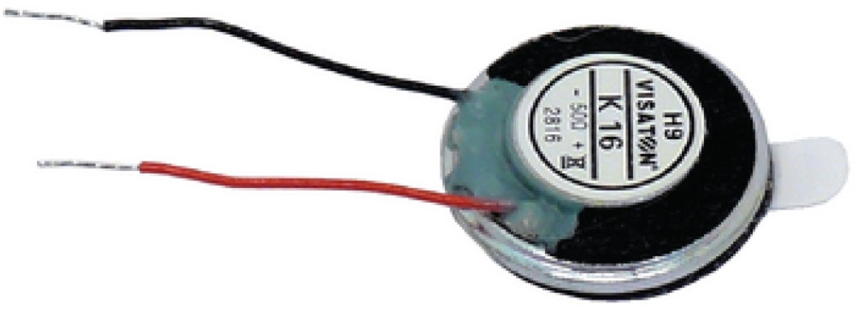 Visaton luidsprekers Miniatuur luidspreker 16 mm 50 Ohm