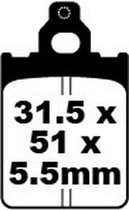 Set remblokken EBC FA-186