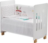 Interbaby Dekbedtextiel Tipi 62 X 126 Cm Wit 3-delig