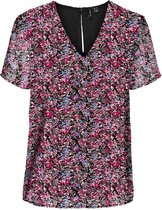 Vmkay Ss Top Wvn Rpt Ga 10249817 Pink Peacock/ditsy