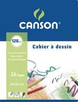 CANSON-tekenboek, blanco, 120 g/qm, 170 x 220 mm