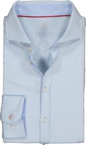 DESOTO slim fit overhemd - stretch tricot - lichtblauw - Strijkvrij - Boordmaat: 43/44