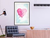 Artgeist - Schilderij - Symbol Love - Multicolor - 20 X 30 Cm